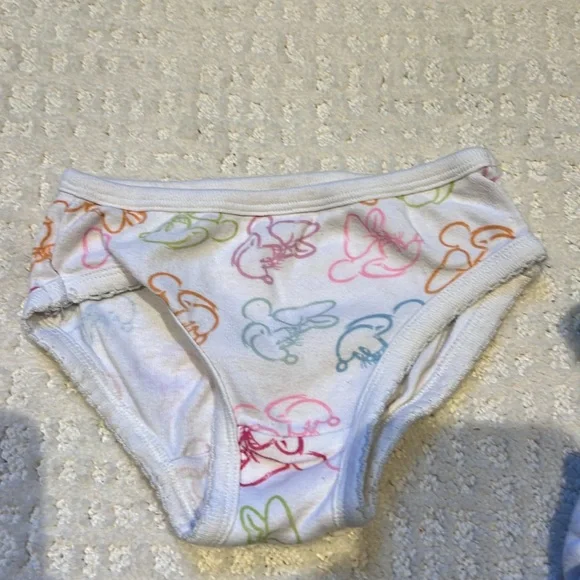 Baby gap Disney Minnie Mouse toddler girl 2-3 years organic cotton underwear - Picture 3 of 10